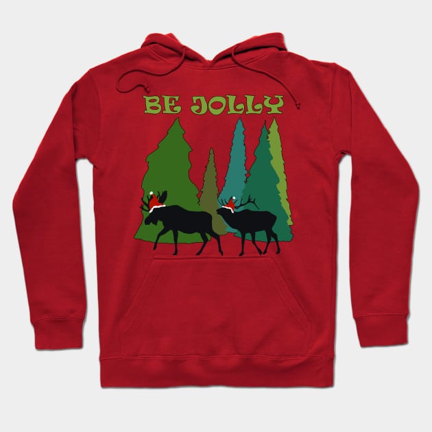 Be Jolly Hoodie by MelissaJBarrett